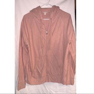 GAP Sweaters - Women's Gap Peach Full Zip Sweatshirt GAP Sweaters - Women's Gap Peach Full Zip Sweatshirt